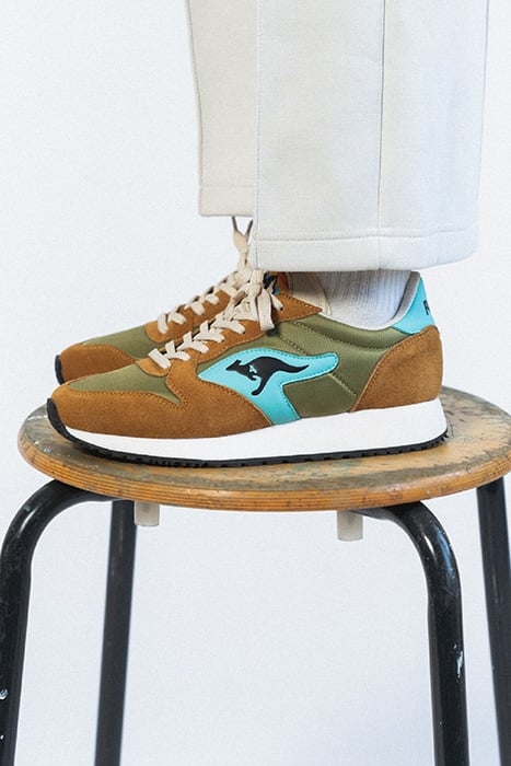 RALLY TRAIL SADDLE BROWN/GREEN 5