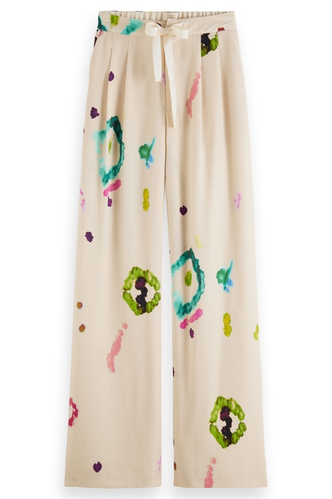 ELENI - HIGH RISE WIDE LEG PYJAMA PANTS GALAXY DYE SOFT ICE 4