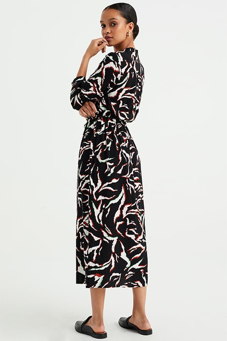 DRESS MID LENGTH BLACK 2