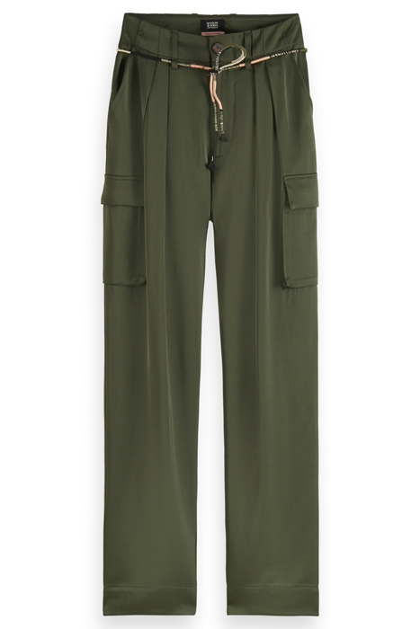 FAYE - HIGH RISE RELAXED TAPERED LEG PAPER BAG UTILITY PANT 4
