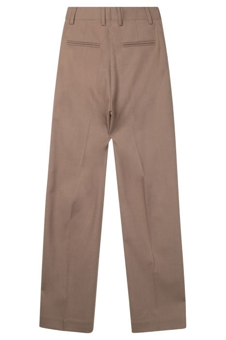 CARA FLANNEL TROUSERS SAND BEIGE 2