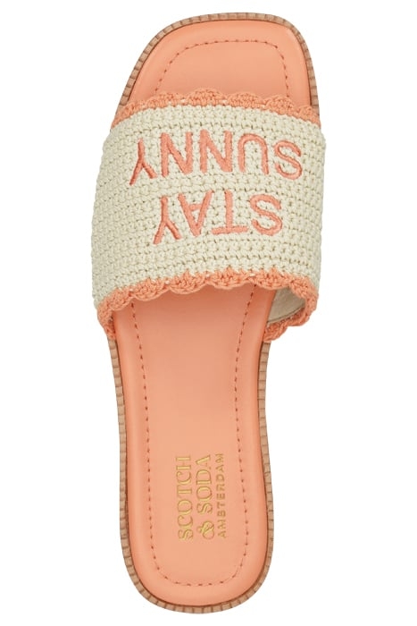 TILDA SANDAL CORAL/ECRU 3