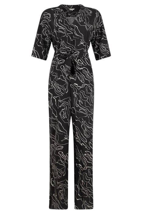 TROUSER WOVEN LONG ALMOST BLACK 3