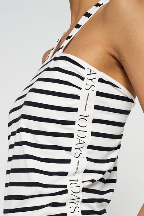 SPORTY WRAPPER STRIPE ECRU/BLACK 6