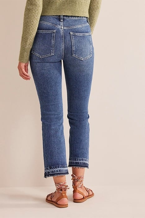 MID RISE BABY KICK JEANS DARK VINTAGE 2