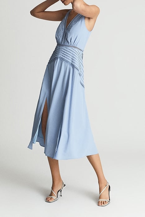ALBERTA-RESORT DRESS PLAI BLUE 4