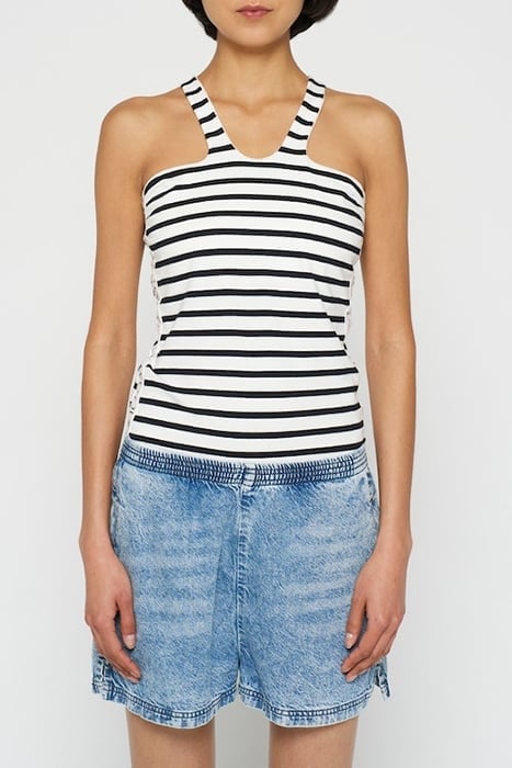 SPORTY WRAPPER STRIPE ECRU/BLACK 1