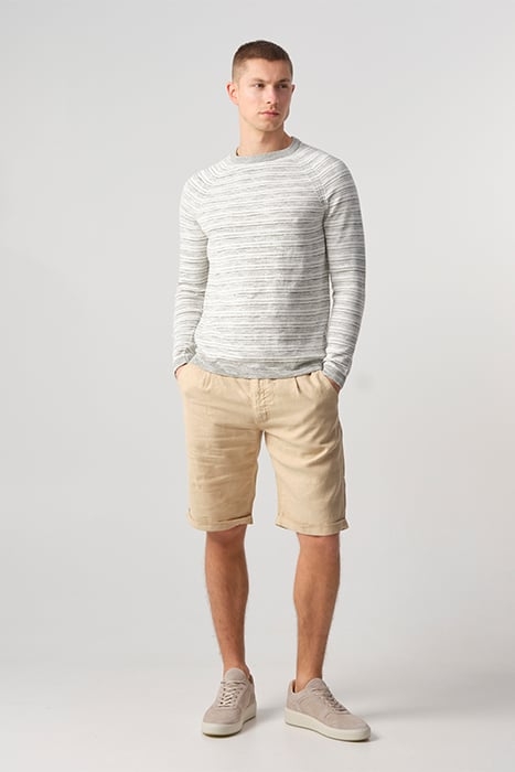 CYRIEL TRUI RONDE HALS BURNED GREEN STREEP 1