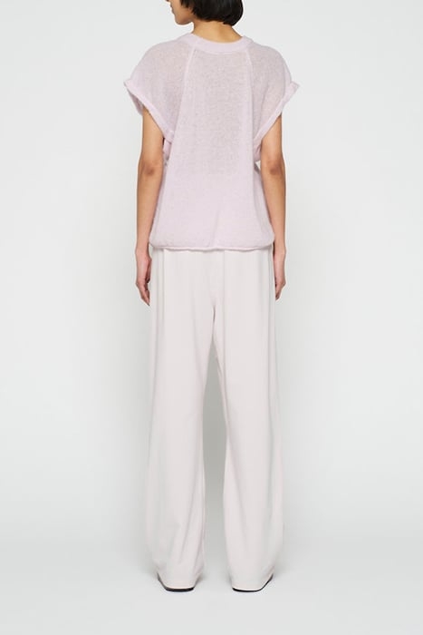 PANTS WASHED JERSEY PALE LILAC 3