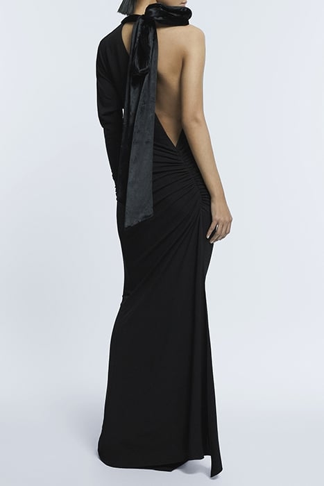 HELENA-JERSEY MAXI DRESS BLACK 2