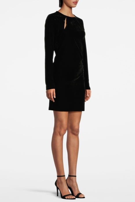 KATE-VELVET DRESS BLACK 4