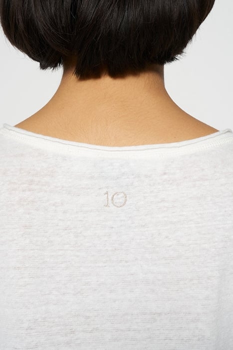 LINEN TEE DIP DYE PALE LILAC 6