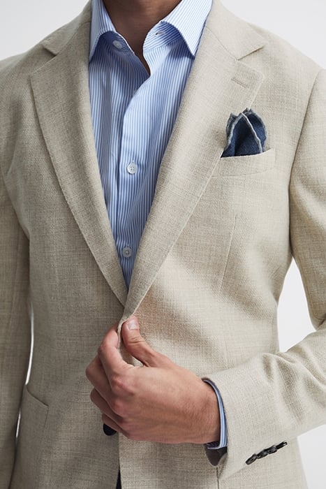 ATTIRE-SB BLAZER OATMEAL 5