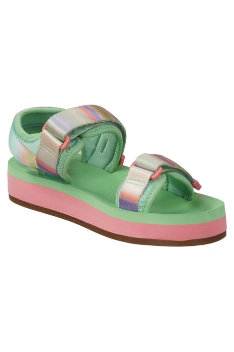 LYDIA SPORT SANDAL MINT RAINBOW PRINT 2