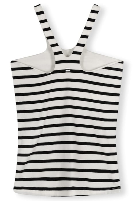 SPORTY WRAPPER STRIPE ECRU/BLACK 5