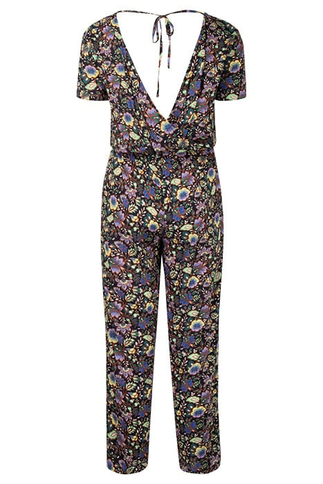 BLACK XL FLOWER PRINT JUMPSUIT 4