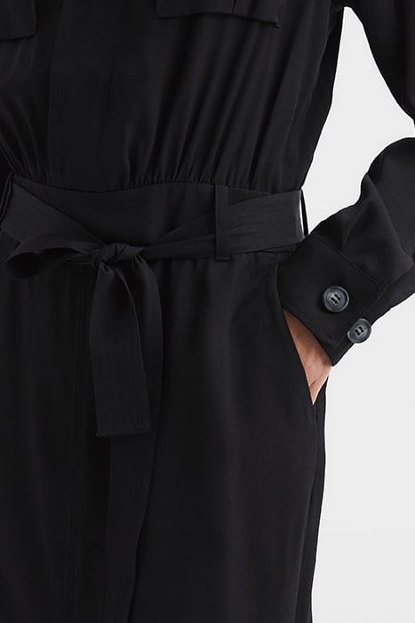 GAIL-SAFARI DRESS BLACK 7