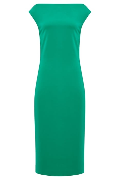 ZARIA-DRAPE DRESS GREEN 3