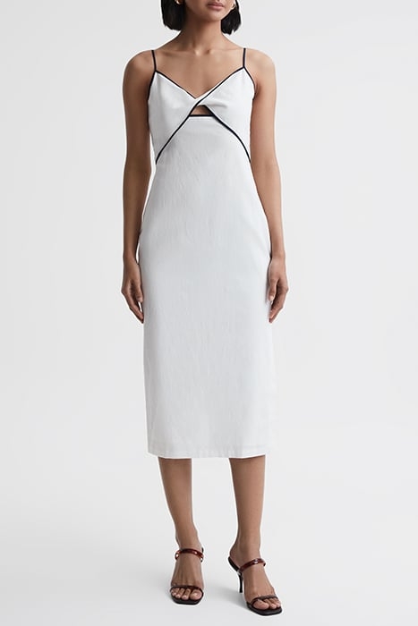 LEONA-STRAPPY DRESS WHITE 1
