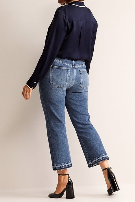 MID RISE BABY KICK JEANS DARK VINTAGE 6