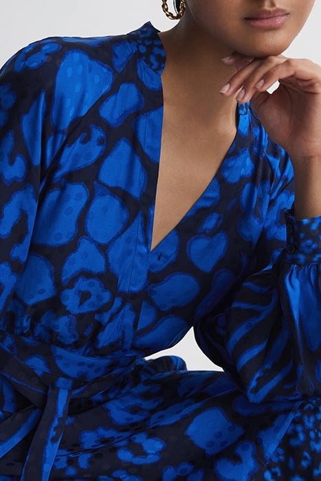 KERRI-PRINTED DRESS BLUE/NAVY 5