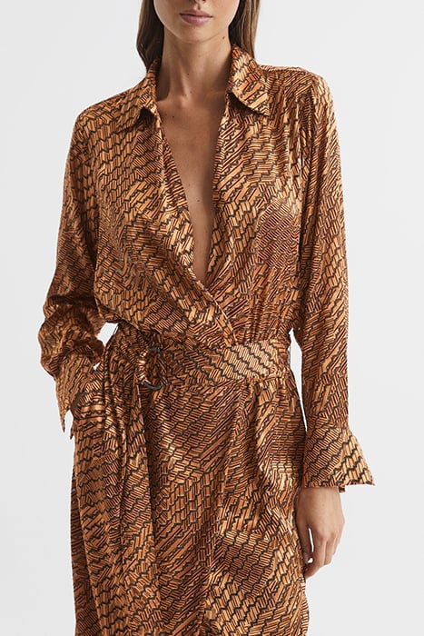 EMILY-DEVOURE DRESS BRONZE 5