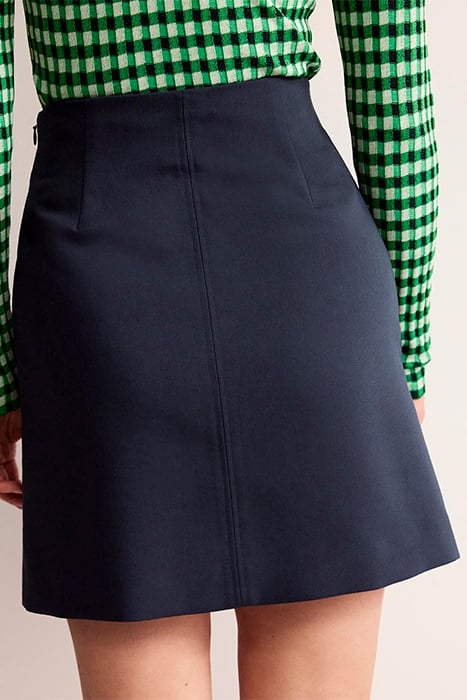 BI-STRETCH MINI SKIRT NAVY 2