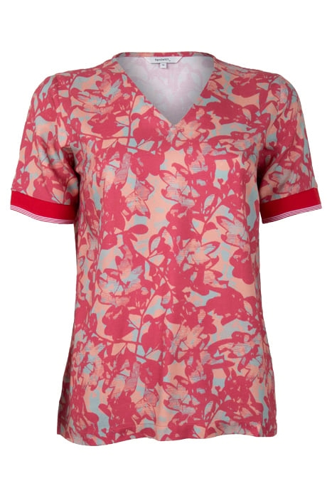 TOP WITH ALL-OVER COLOURFUL PRINT RUBY BLUSH 1