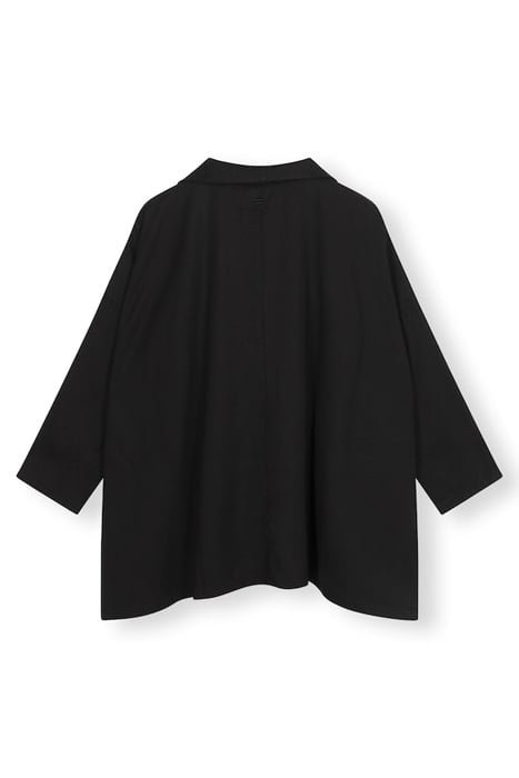 FLOWY BLOUSE WOVEN BLACK 5