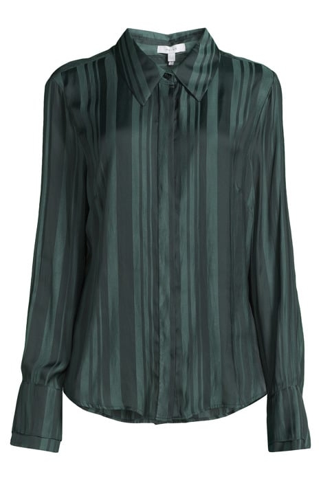FELICITY-STRIPED BUTTON-DOWN SHIRT EMERALD 3