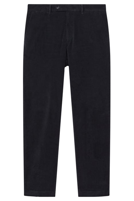 STRIKE-BRUSHED TAILORED PANTS NAVY 4