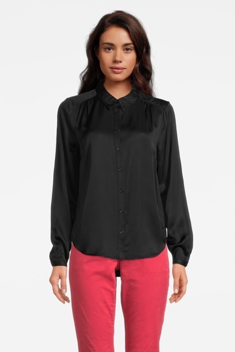 BLOUSE WOVEN LONG SLEEVES 82001234 BLACK 1