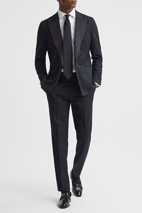 DEAL-TEXTURED SUIT PANTS NAVY 3