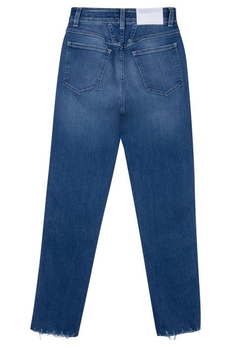 WOMEN PEDAL PUSHER JEANS MID BLUE 4