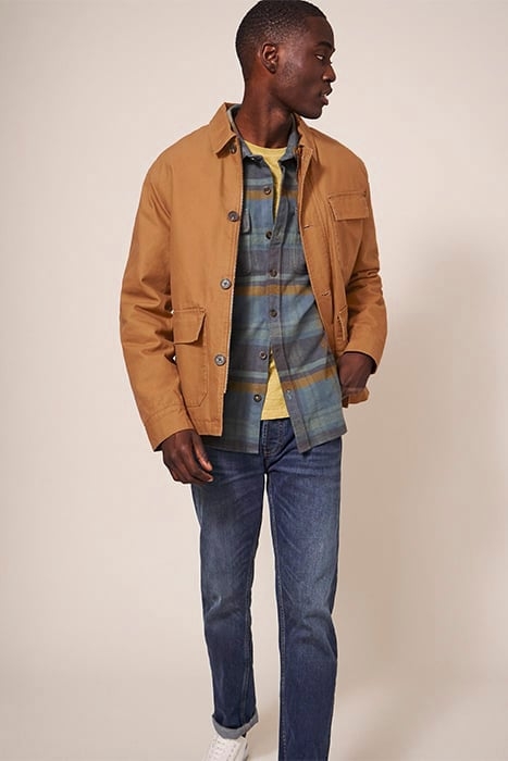 CANVAS TRUCKER DARK TAN 1