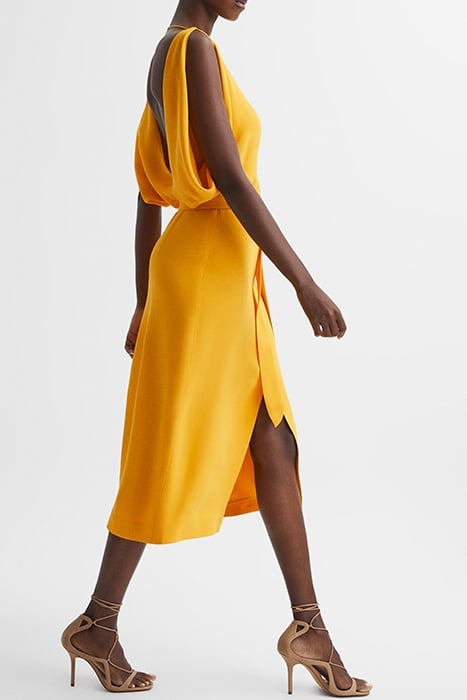KALEA-SPLIT DRESS YELLOW 4