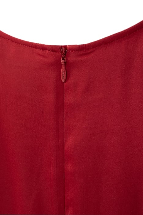 GIRLS' RED EMBROIDERED DRESS RED 4