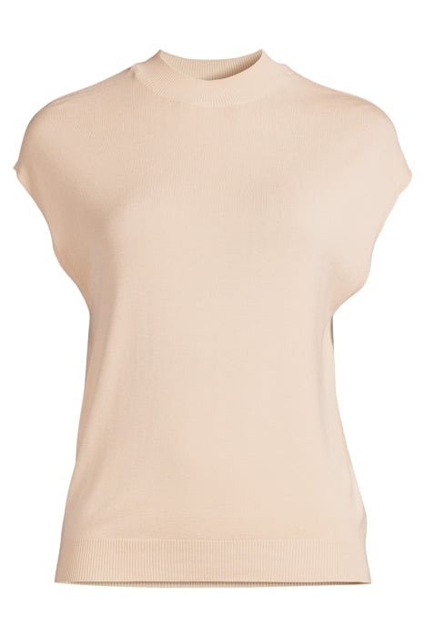 WOOD SLEEVELESS TOP CHAMPAGNE 3