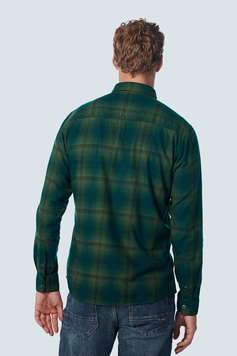 SHIRT CHECK DARK GREEN 2