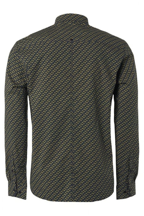 SHIRT STRETCH ALLOVER PRINTED OLIVE 5