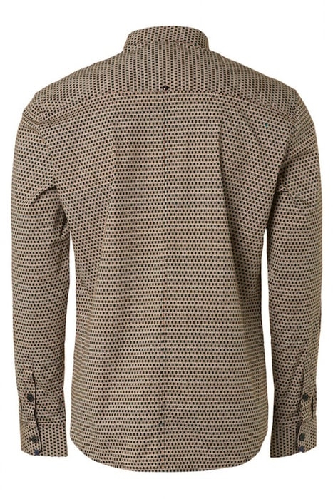 SHIRT STRETCH ALLOVER PRINTED CARAMEL 5