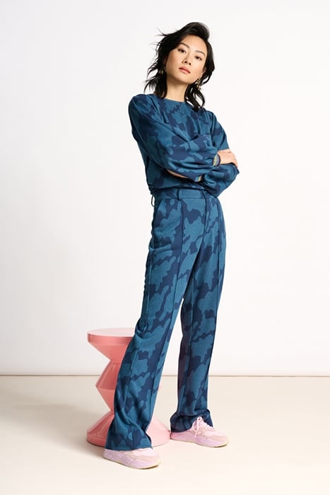 PANTS - SWIRL HORIZON BLUE 4