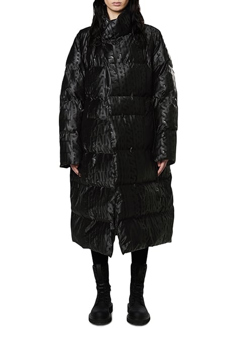 UNISEX PUFFER COAT BLACK MONOGRAM 1