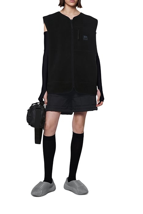 UNISEX FLEECE VEST BLACK 7