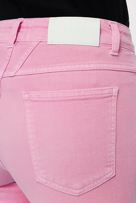 PEDAL PUSHER JEANS PINK LILIES 5