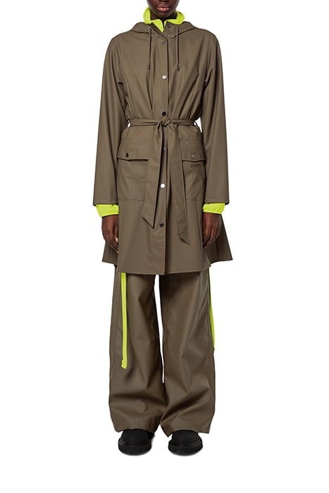 CURVE LONG JACKET WOOD 1