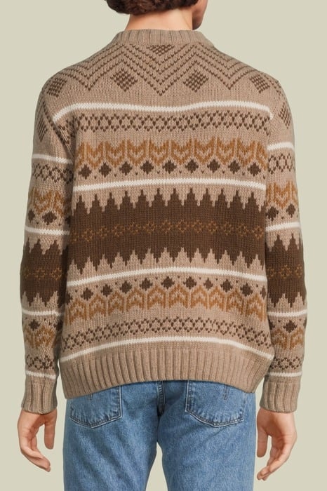 DAVIS 7171 JACQUARD TRICOT BROWN JACQUARD 2