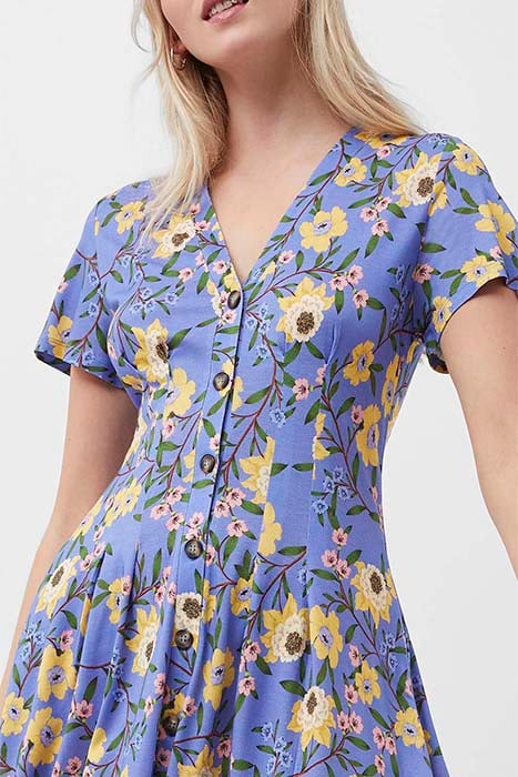 ELOISE MEADW JRSY VNCK DRESS BAY BLUE MULTI 4