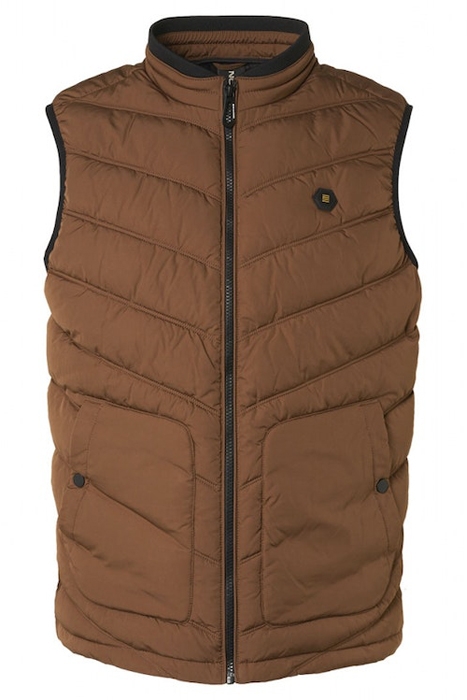 BODYWARMER PADDED CAMEL 4