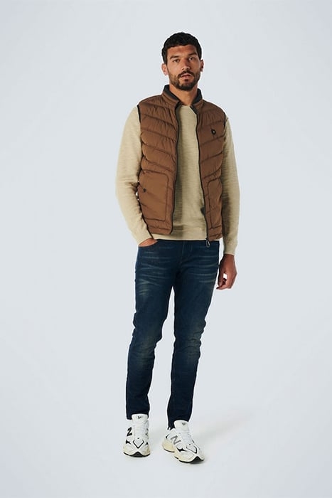 BODYWARMER PADDED CAMEL 3